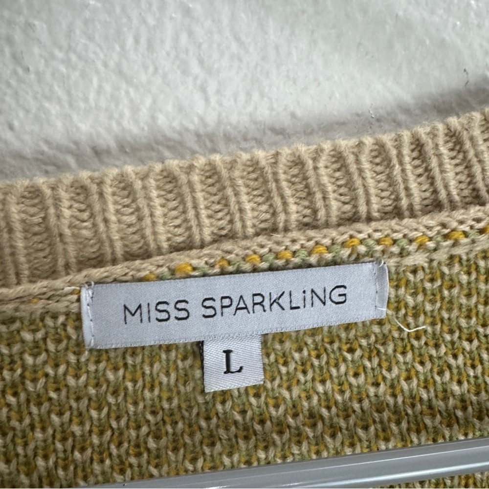 Miss Sparkling Vintage Cactus Sweater Womens Size Large - Picture 8 of 10